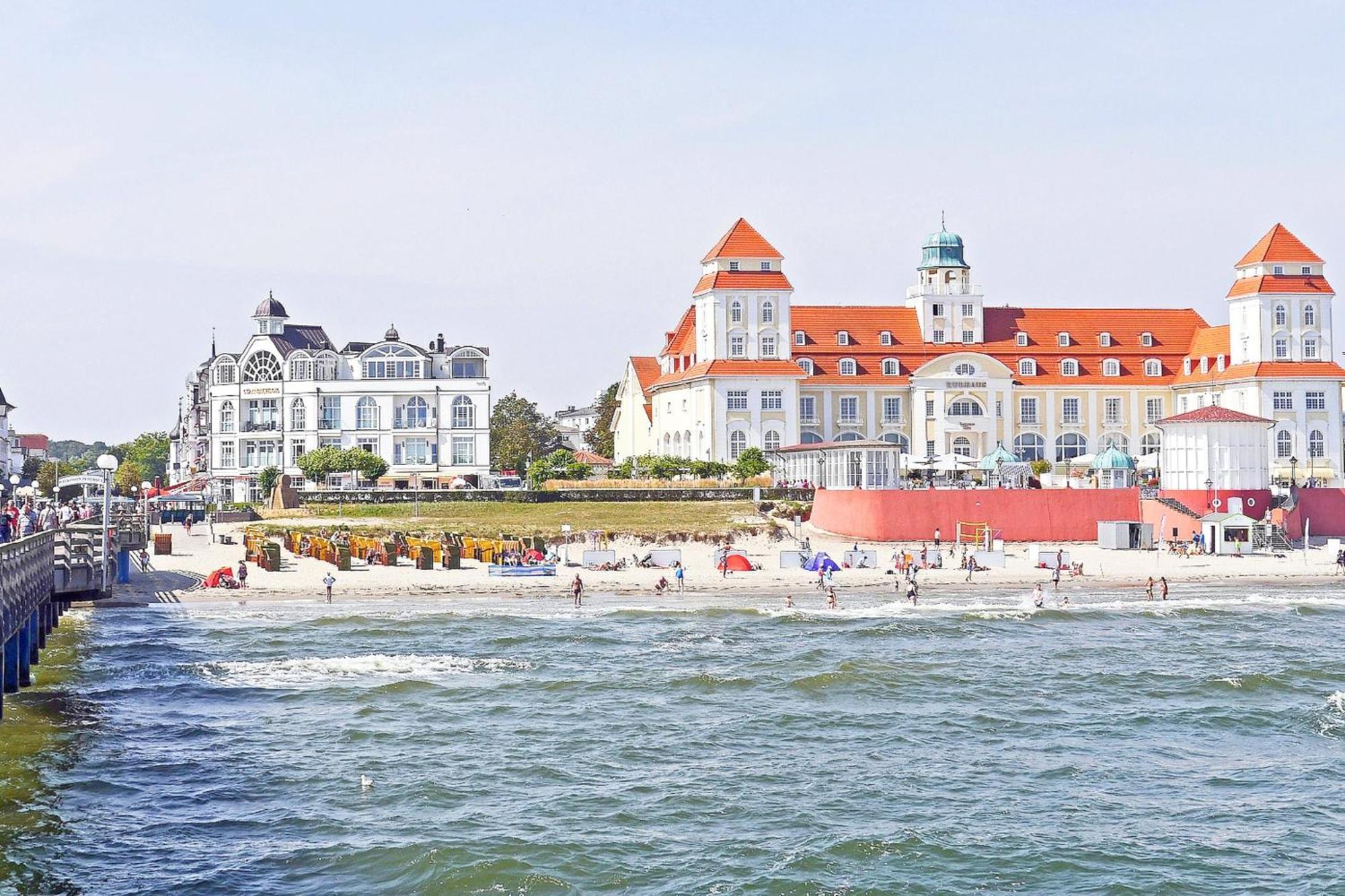 Aparthotel Ostsee Fewo 36 Balkon, Meerblick, Strand Binz Exterior foto